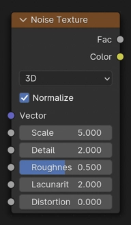 Le nœud Noise Texture.