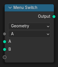 Le nœud Menu Switch.