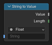 Nœud String to Value
