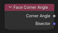 Le nœud Face Corner Angle.