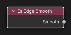 Le nœud Is Edge Smooth.