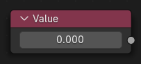 Le nœud Value.