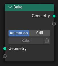 Bake node.