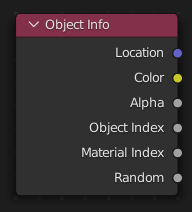 Object Info Node.