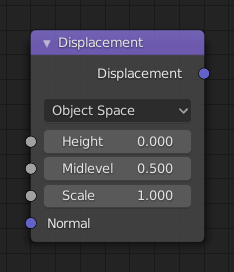 Displacement Node Blender Manual