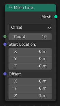 Mesh Line Node.