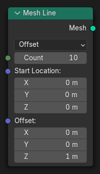 Mesh Line Node.