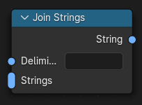 Join Strings node.
