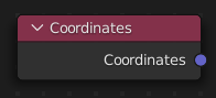 Coordinates(座標) ノード。