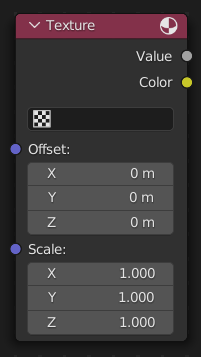Texture(テクスチャ)ノード。