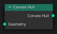 Convex Hull(凸包)ノード。