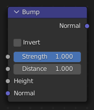 Bump ノード。