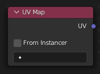 UV Map ノード。
