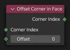 Offset Corner in Face node.