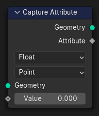 Capture Attribute(属性キャプチャ)ノード。