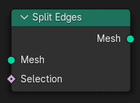 Split Edges node.