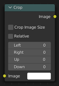 Crop(トリム)ノード。