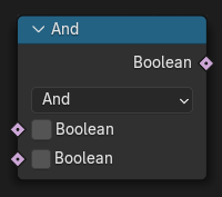 Boolean Math Node.