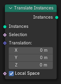 Translate Instances(インスタンス移動)ノード。