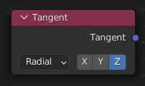 Tangent ノード。