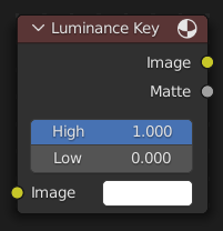 Luminance Key(ルミナンスキー)ノード。