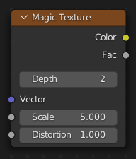 Magic Texture ノード。