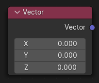 Vector(ベクトル)ノード。