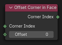 Offset Corner in Face node.