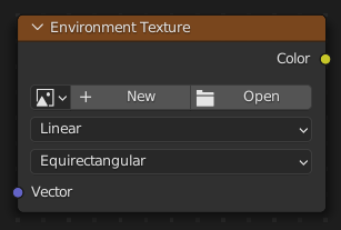 Environment Texture ノード。