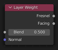 Layer Weight Node.