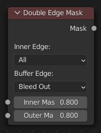 Double Edge Mask Node.