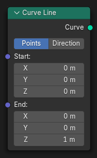 Curve Line node.