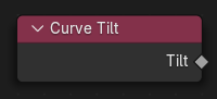 Curve Tilt node.