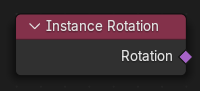 Instance Rotation node.