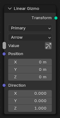 Linear Gizmo Node.