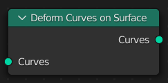 Нода Deform Curves on Surface (деформировать кривые на поверхности).