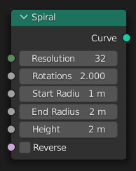 Узел Curve Spiral.