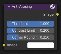 Нода ":abbr:`Сглаживание (Anti-Aliasing)`".