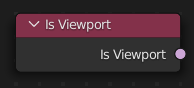 Узел Is Viewport.