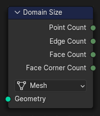 Узел Domain Size.