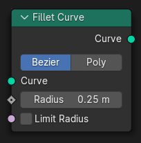 Узел Fillet Curve.