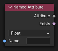Named Attribute node.
