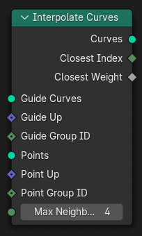 Interpolate Curves node.