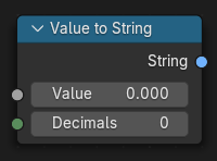 Value to String node.