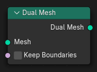 Dual Mesh node.