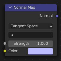 Нода ":abbr:`Карта нормалей (Normal Map)`".