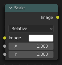 Нода ":abbr:`Масштаб (Scale)`".
