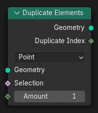 Нода ":abbr:`Дублировать элементы (Duplicate Elements)`".