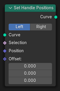 Нода ":abbr:`Установить положения ручек (Set Handle Positions)`".