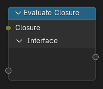 Нода ":abbr:`Вычислить замыкание (Evaluate Closure)`"